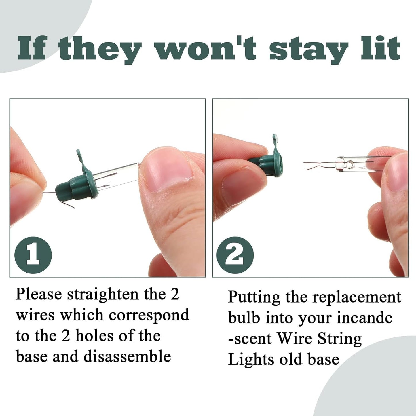 🖤 Black Friday 50% OFF ⚡✨Classic Replaceable Incandescent Christmas Lights🎄