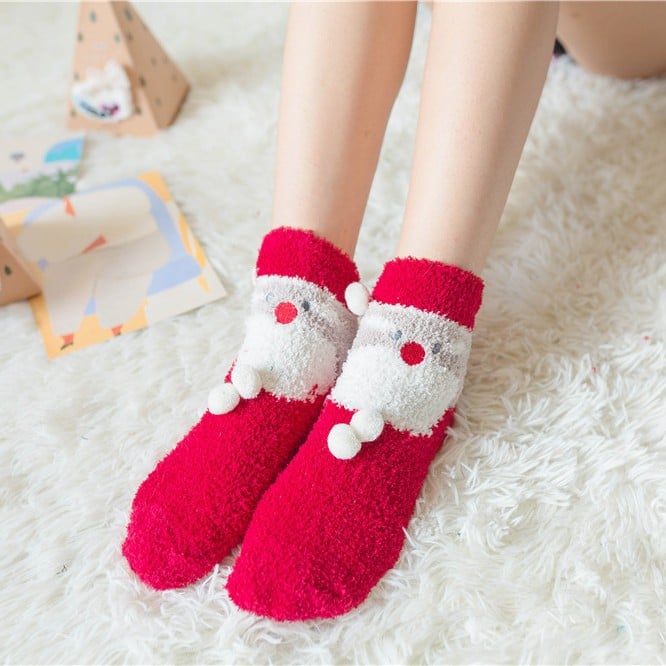 Needtoknit - Limited time offer🔥Cute Christmas Style Thickened Warm Socks