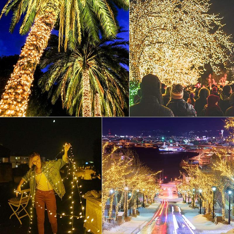 ✨USB Rechargeable Solar Powered String LED Lights