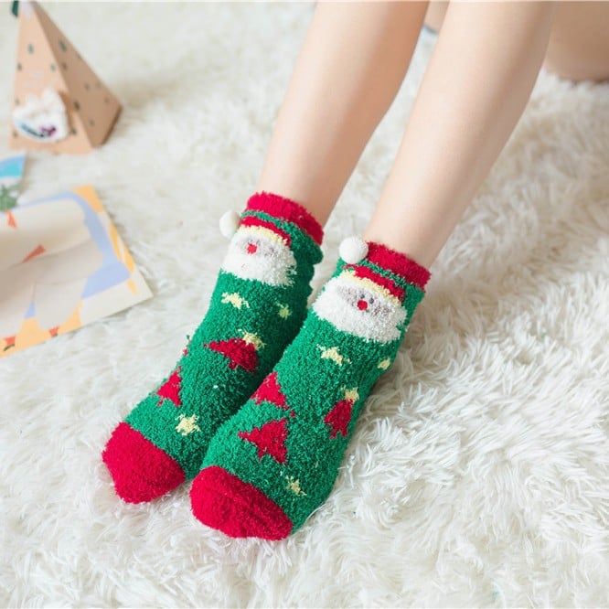 Needtoknit - Limited time offer🔥Cute Christmas Style Thickened Warm Socks