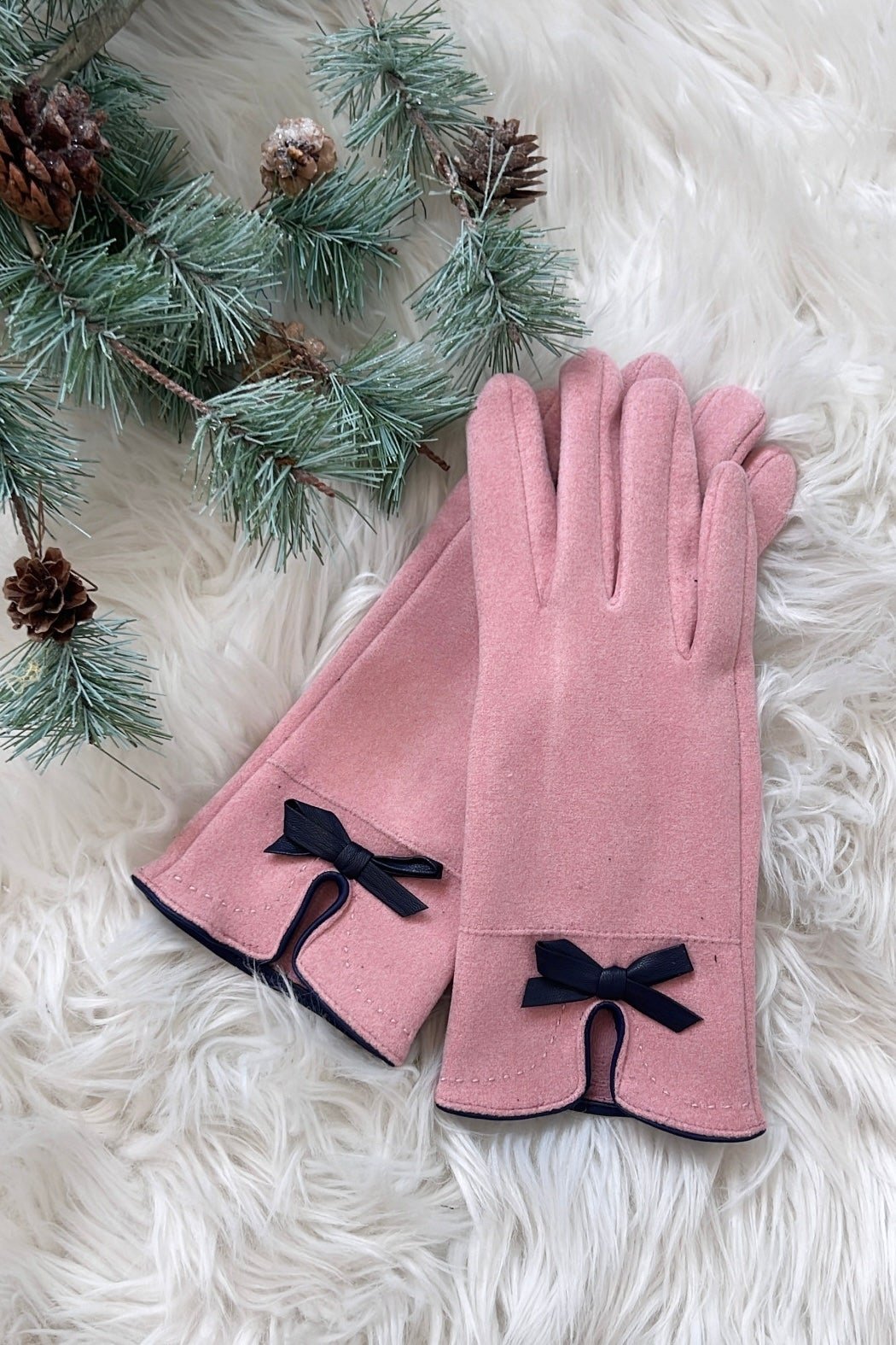 🧤Women's Elegant Bowknot Decorated Gloves ❄️Casual Trendy Warm Gloves for Fall & Winter