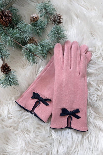 🧤Women's Elegant Bowknot Decorated Gloves ❄️Casual Trendy Warm Gloves for Fall & Winter