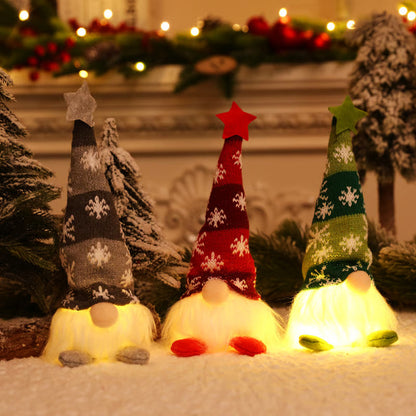 🖤 Black Friday Sale-Only$9.99!! Christmas Gnome LED Figurines🎄