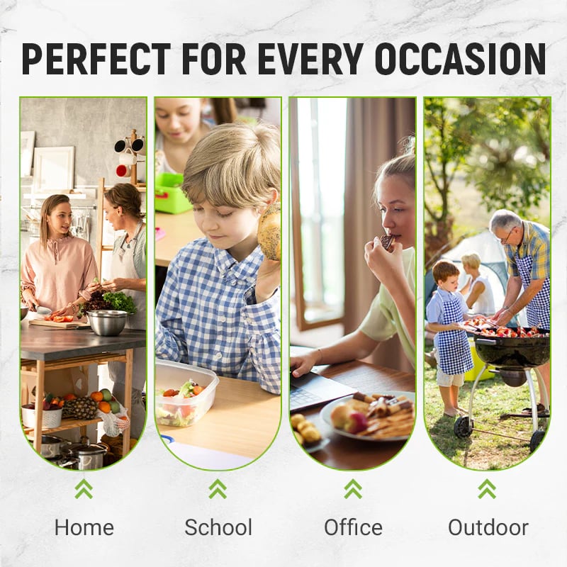 🥦Reusable Aluminum Foil Sealable Storage Bags 🍗– Durable, Leakproof & Reusable for Everyday Use 🌿