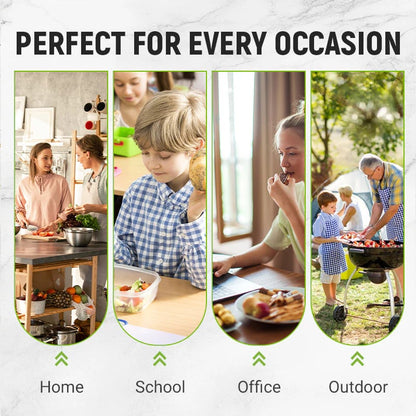 🥦Reusable Aluminum Foil Sealable Storage Bags 🍗– Durable, Leakproof & Reusable for Everyday Use 🌿