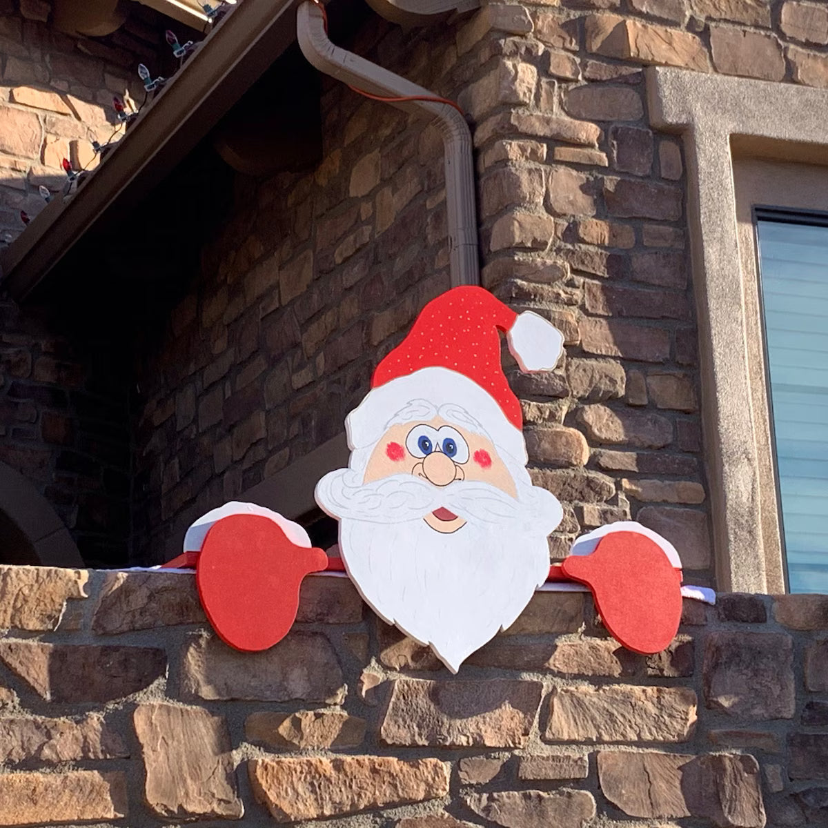 🖤 Black Friday Sale-Only$9.99!! Christmas Fence Peeker Outdoor Decor 🎅