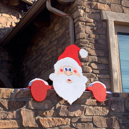 🖤 Black Friday Sale-Only$9.99!! Christmas Fence Peeker Outdoor Decor 🎅