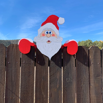 🖤 Black Friday Sale-Only$9.99!! Christmas Fence Peeker Outdoor Decor 🎅