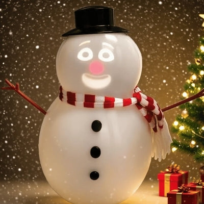 🎅Christmas Sale 49% Off ⛄️Talking Animated Blink Snowman with Built in Projector u0026 Speaker Plug'n Play🎄