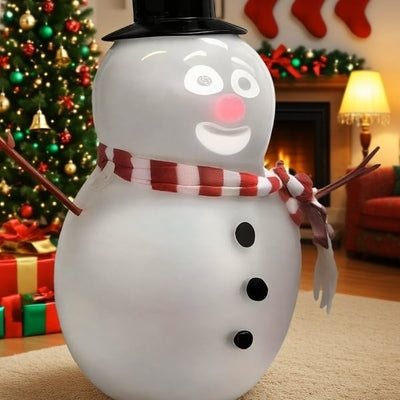 🎅Christmas Sale 49% Off ⛄️Talking Animated Blink Snowman with Built in Projector u0026 Speaker Plug'n Play🎄